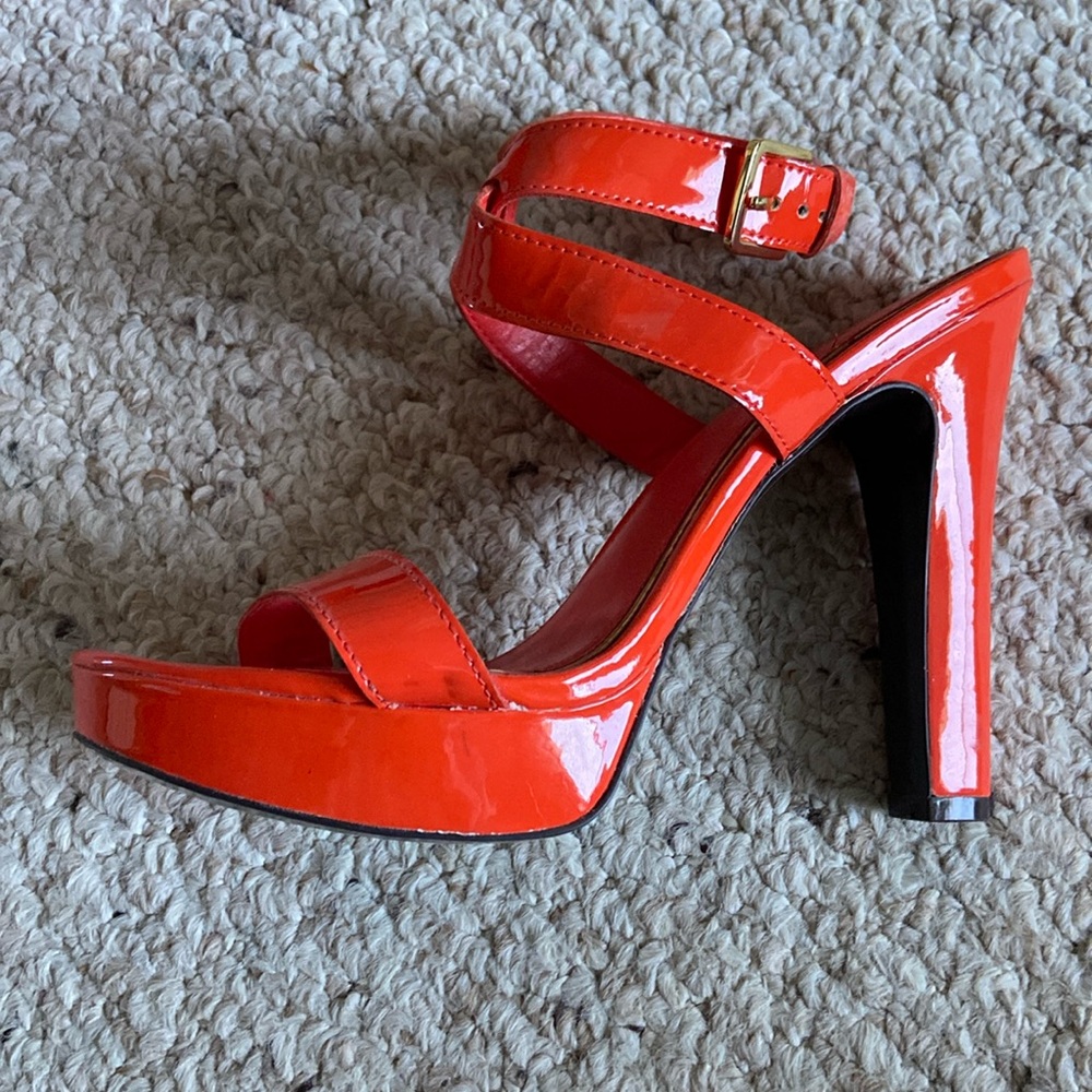 Lauren by Ralph Lauren orange heels; never worn